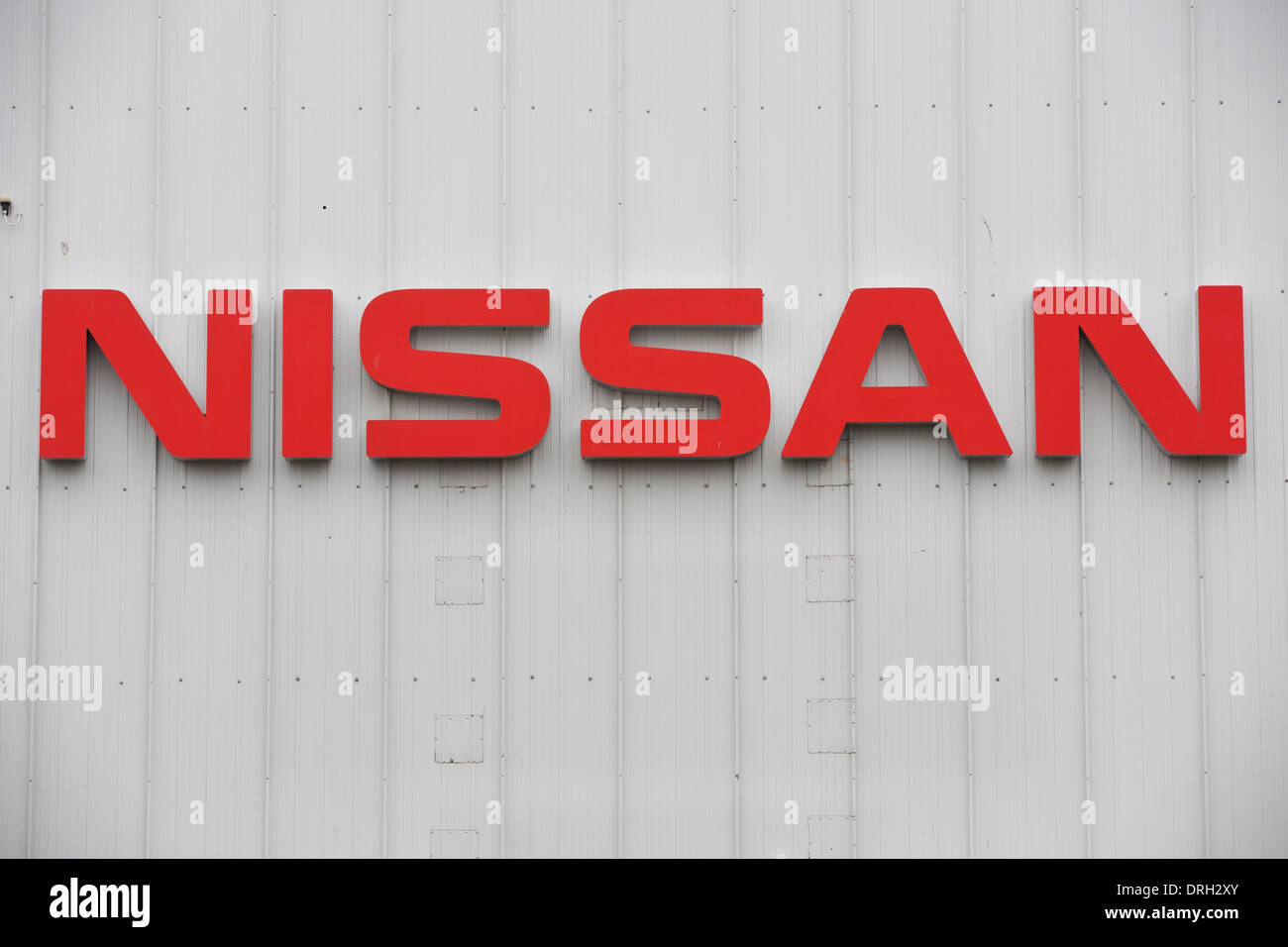 Produzione di Nissan-interno del costruttore di automobili, Sunderland impianto, l'Inghilterra del Nord, Regno Unito Foto Stock