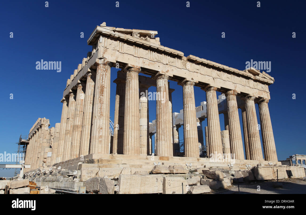 L'Acropoli di Atene in Grecia Foto Stock