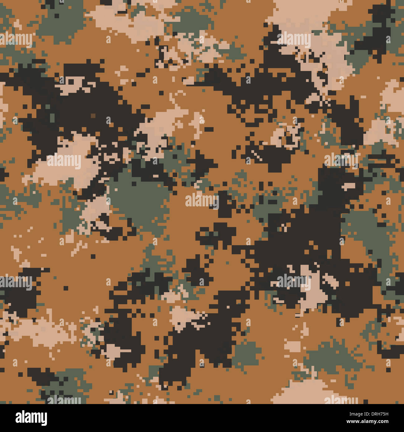 Desert Camouflage. Piastrellabile senza giunture Texture. Foto Stock