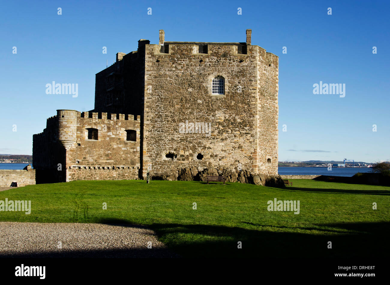 Castello di nerezza in West Lothian, Scozia centrale. Foto Stock