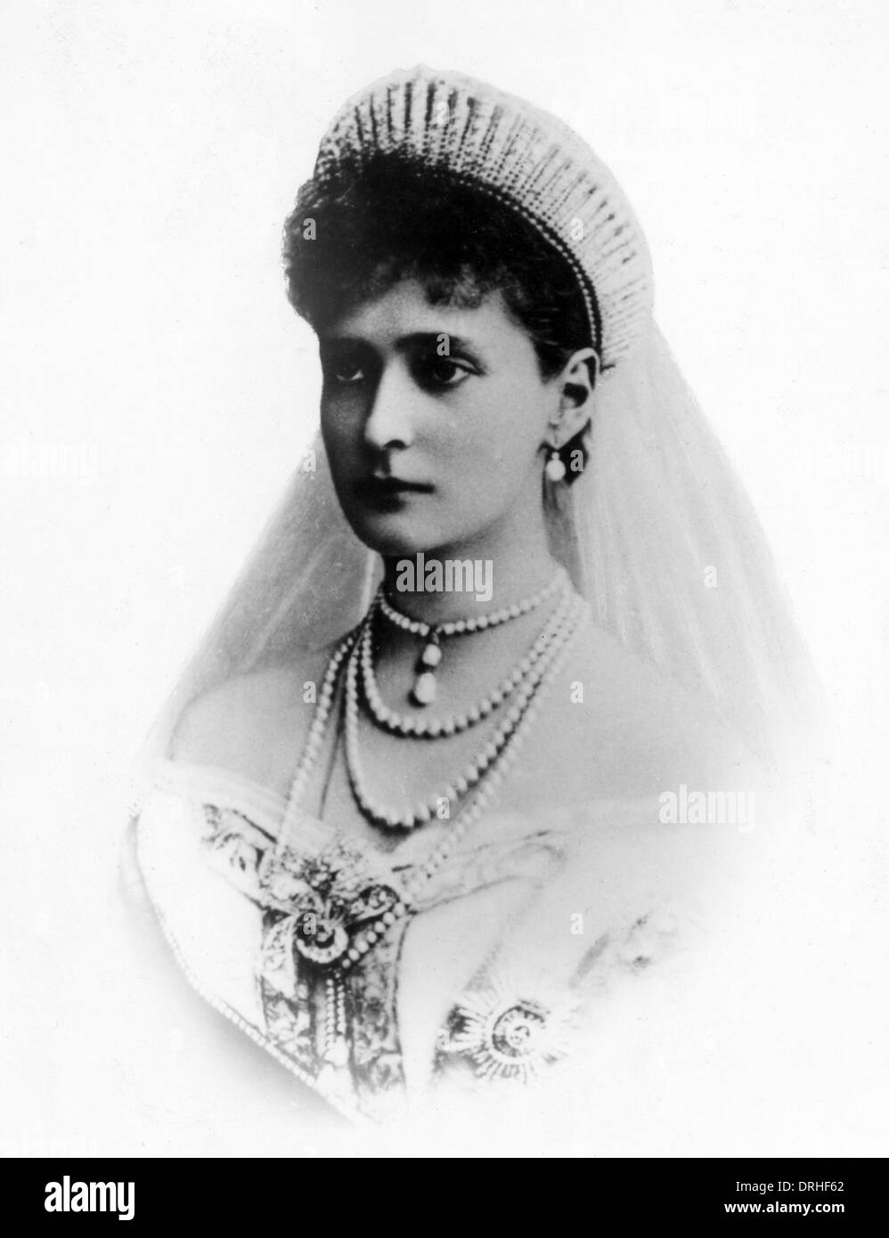 Alexandra Feodorovna, imperatrice di Russia Foto Stock