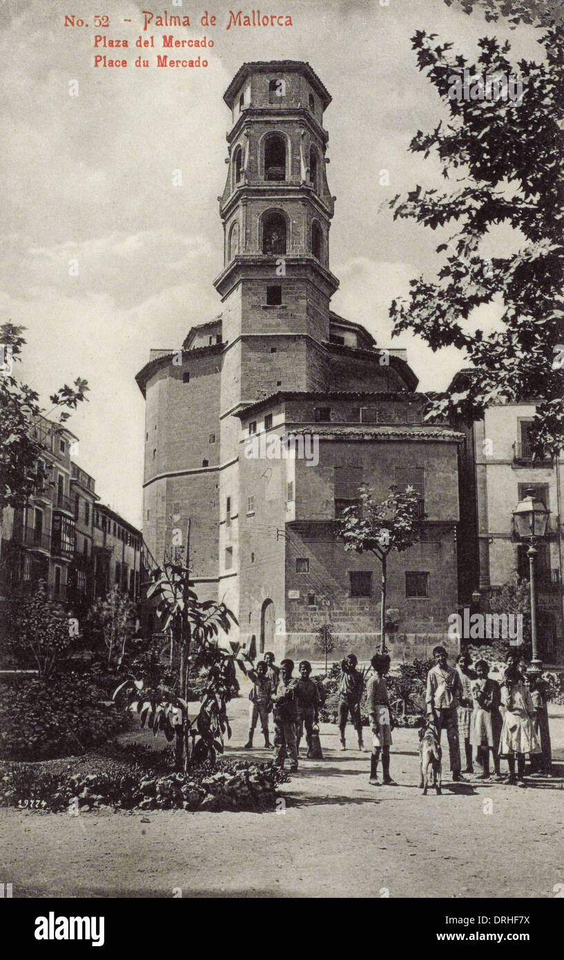 Palma de Mallorca - Plaza del Mercado Foto Stock
