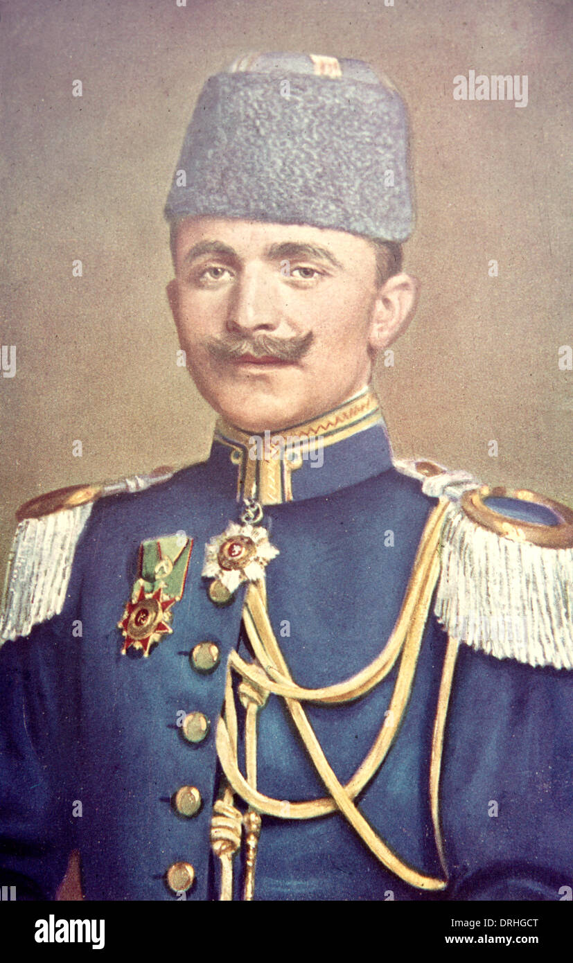 Ismail Enver Pasha, leader turco, WW1 Foto Stock