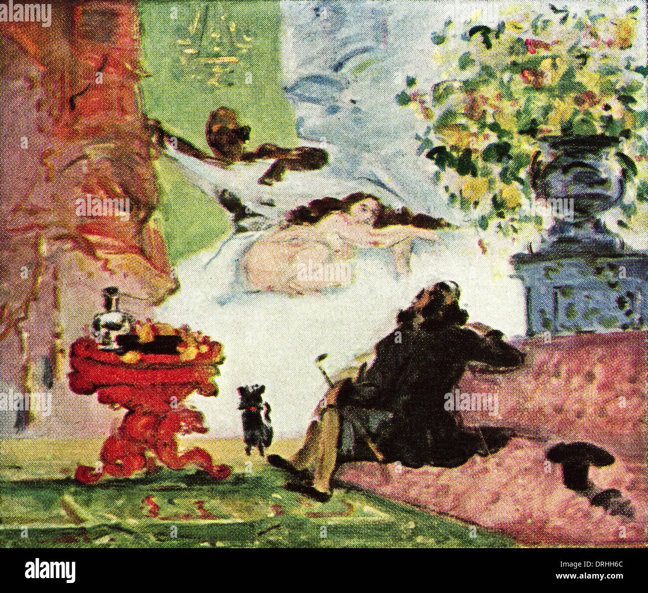 "Une Moderne Olympia" "Un moderno Olympia' dall artista francese Paul Cezanne dipinto 1873 - 1874 originale in Musee d'ORSAY Parigi Francia Foto Stock