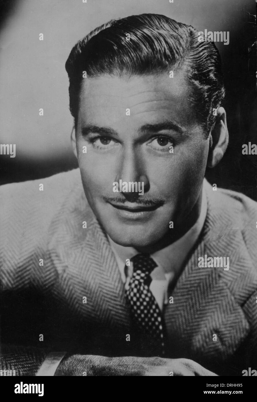 Ritratto di Errol Flynn Foto Stock