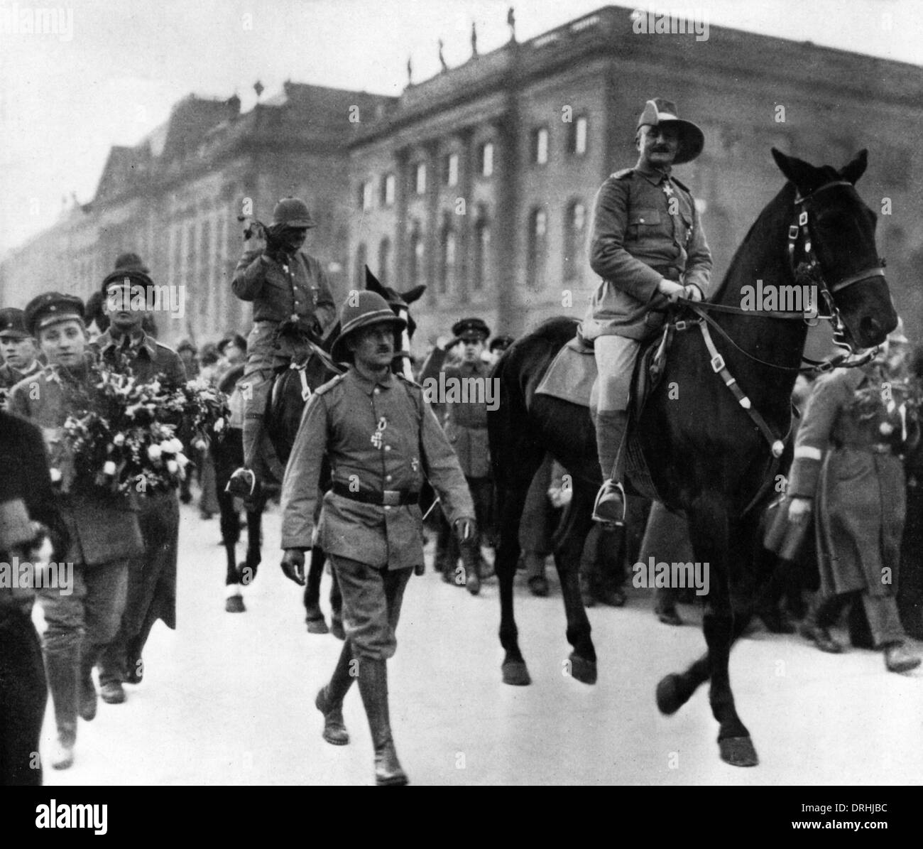 Paul Emil von Lettow-Vorbeck, ufficiale dell'esercito tedesco Foto Stock