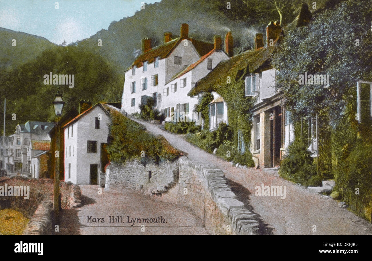 Mars Hill, Lynmouth, Devon, Inghilterra Foto Stock