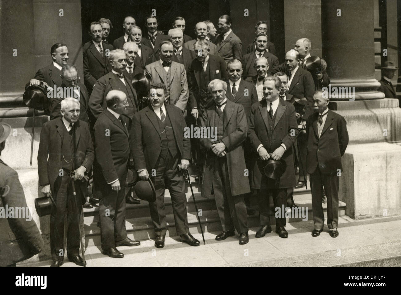 Ramsay MacDonald e altri uffici esteri conferenza Foto Stock