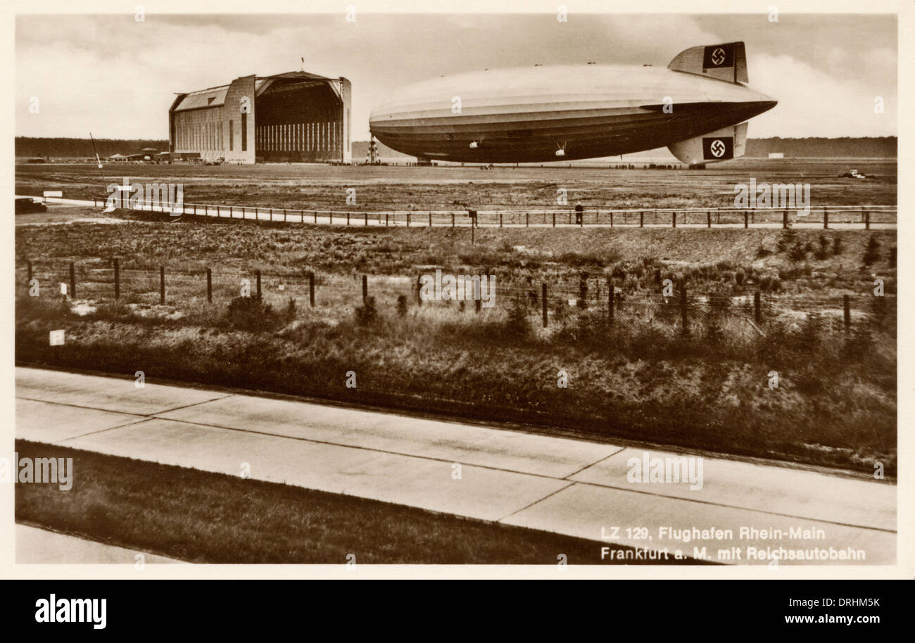 Zeppelin - LZ 129 Hindenburg Foto Stock