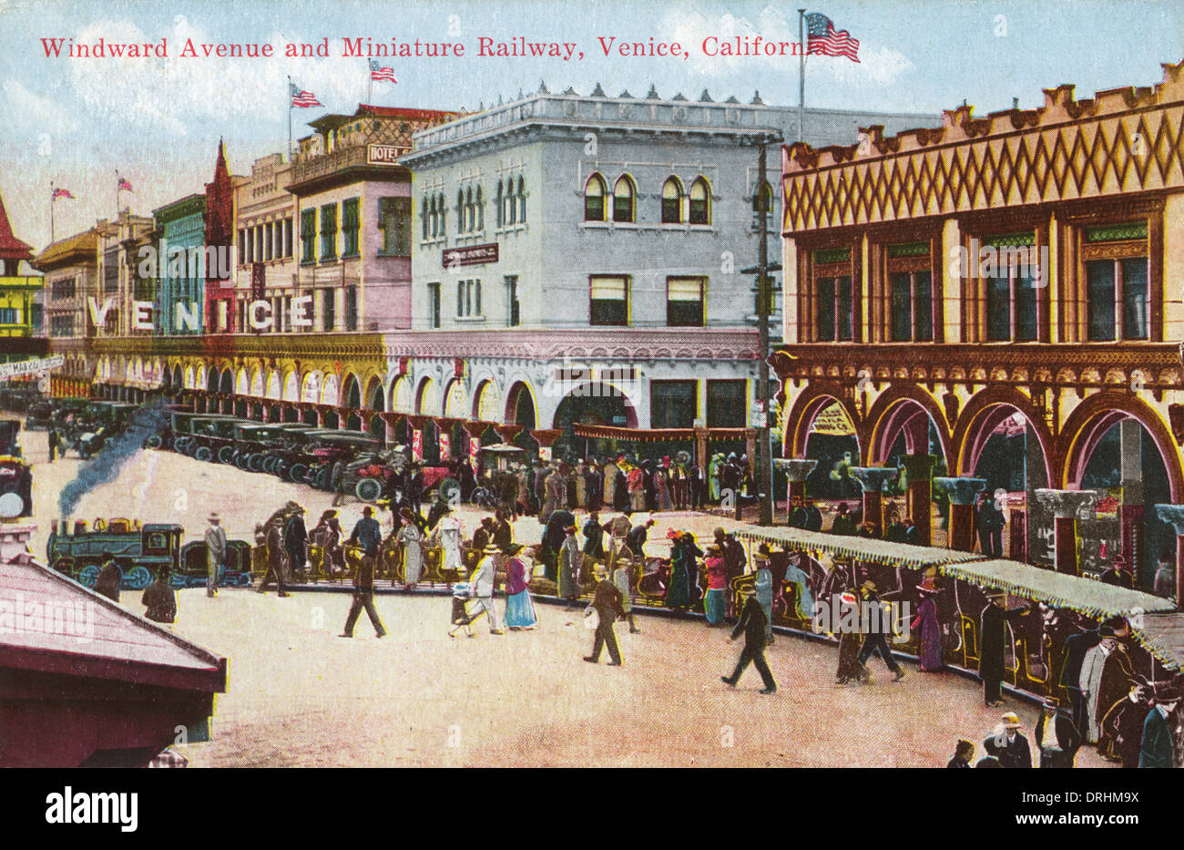 Windward Avenue, Venice, California, Stati Uniti d'America Foto Stock