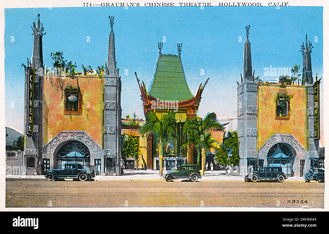 Grauman's Chinese Theater, Hollywood, STATI UNITI D'AMERICA Foto Stock