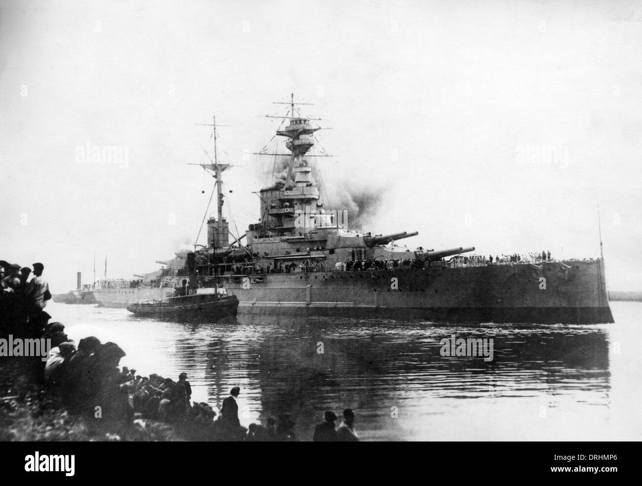 HMS Royal Sovereign, corazzata inglese Foto Stock