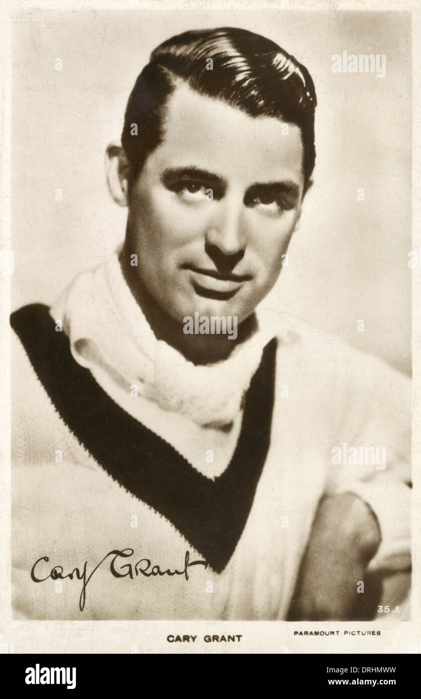 Cary Grant, American film star Foto Stock