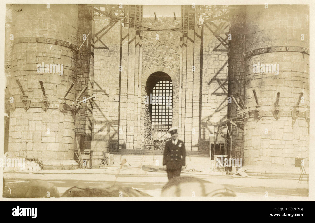 Impostare per il Robin Hood film, Hollywood, STATI UNITI D'AMERICA Foto Stock