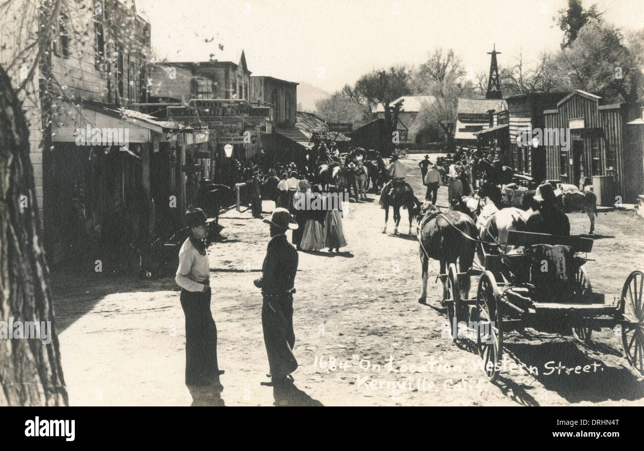 Posizione di pellicola, Western Street, Kernville, CALIFORNIA, STATI UNITI D'AMERICA Foto Stock