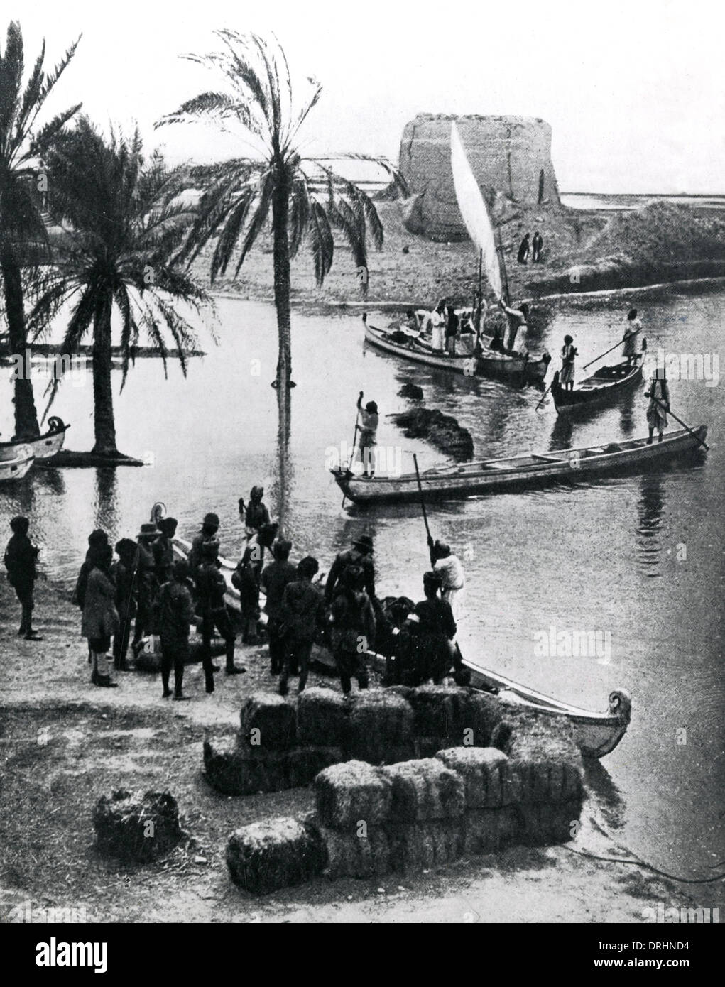 Generale Inglese personale, Mesopotamia, WW1 Foto Stock