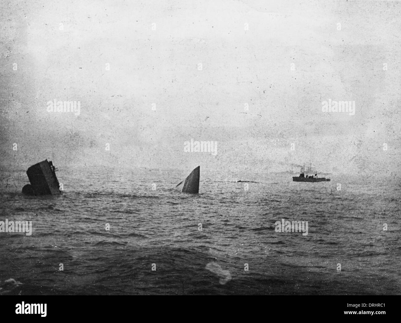 Relitto di HMS invincibile, battaglia dello Jutland, WW1 Foto Stock