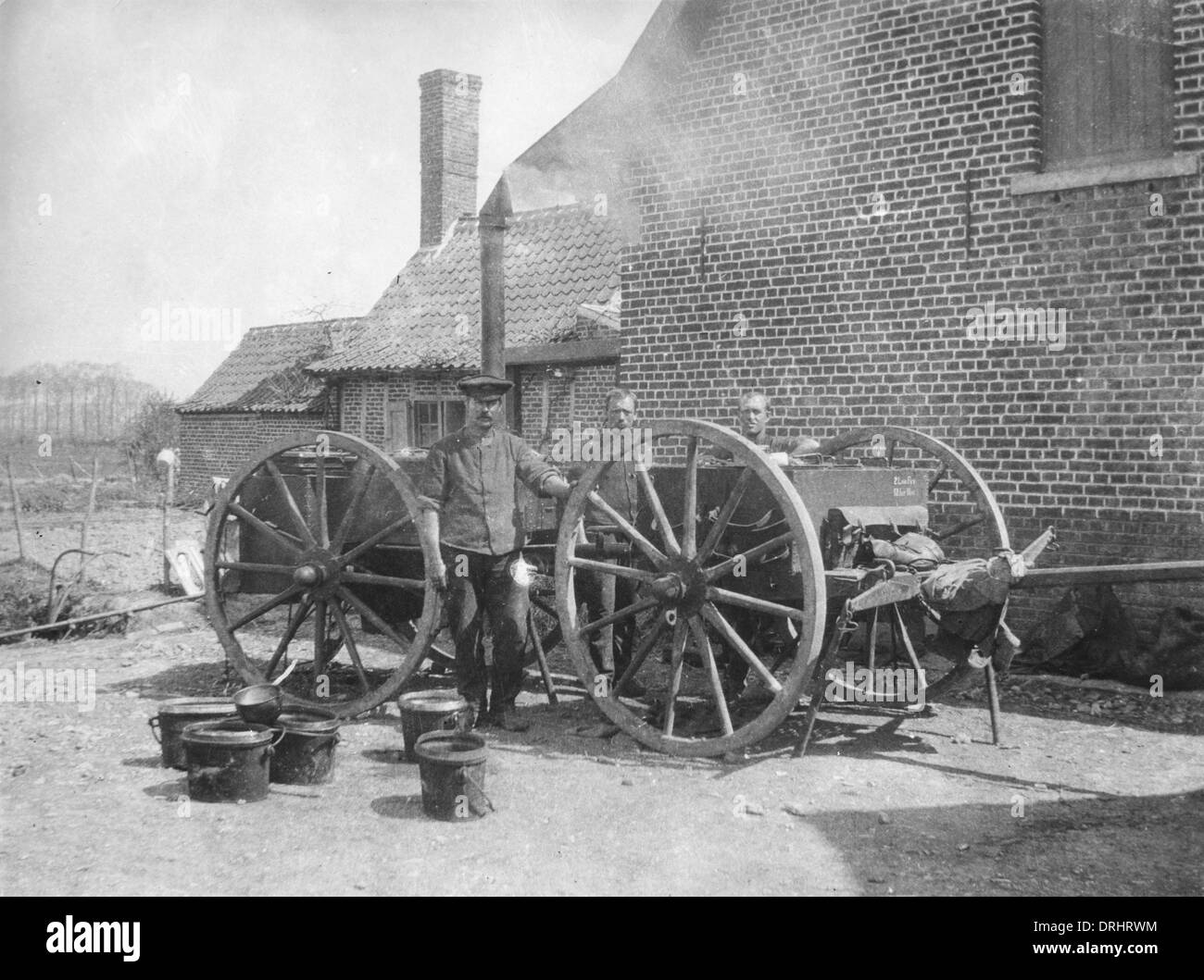 Settore cucina e personale, Francia, WW1 Foto Stock