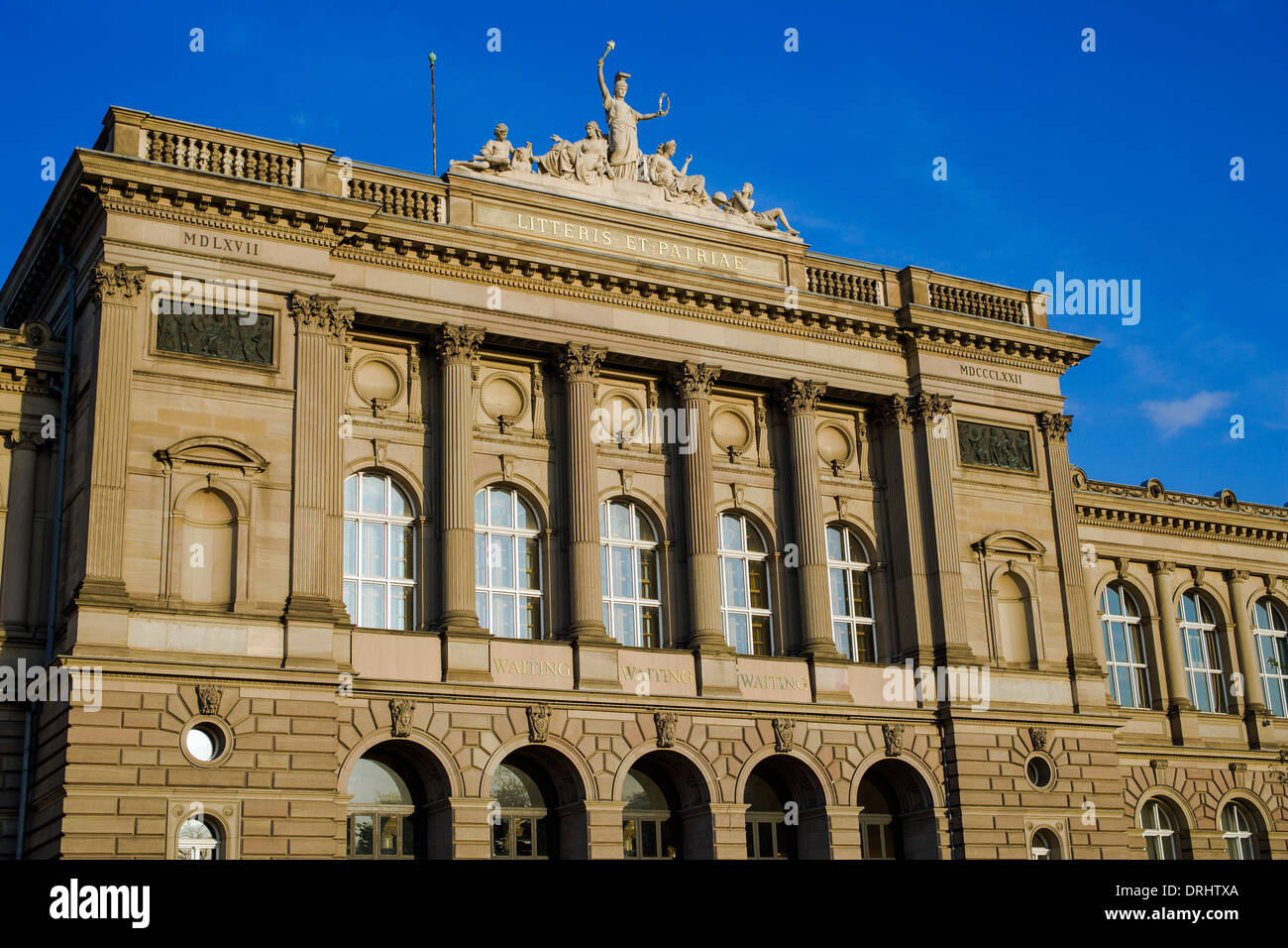 Palais Universitaire palazzo universitario Strasburgo Alsace Francia Foto Stock