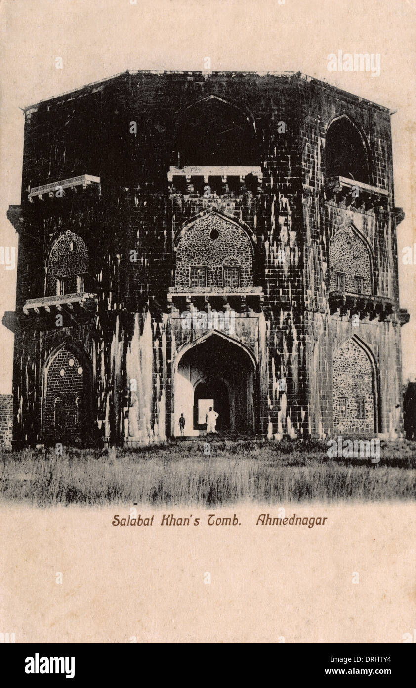 Salabat Khan's tomba, Ahmednagar, India Foto Stock