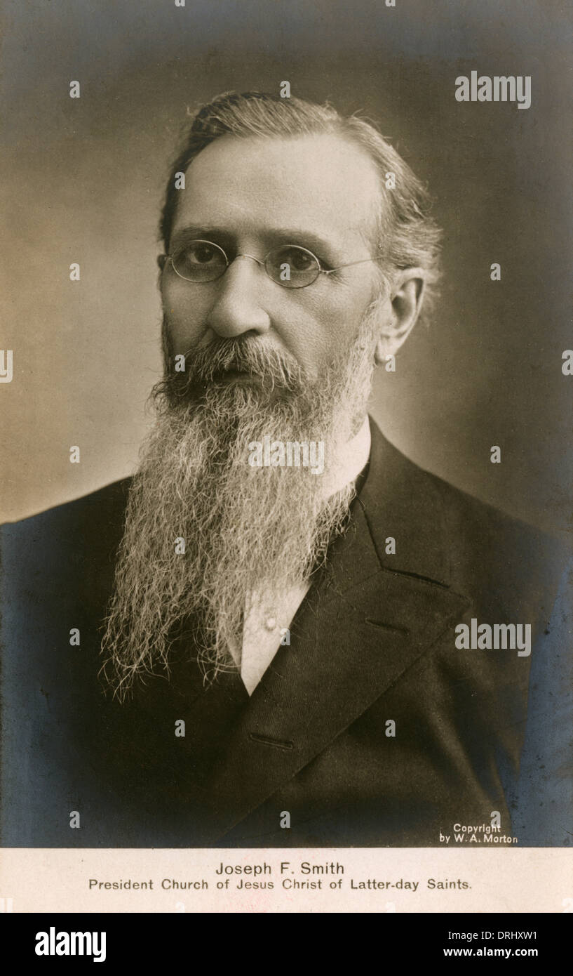 Joseph Fielding Smith - Mormon Foto Stock