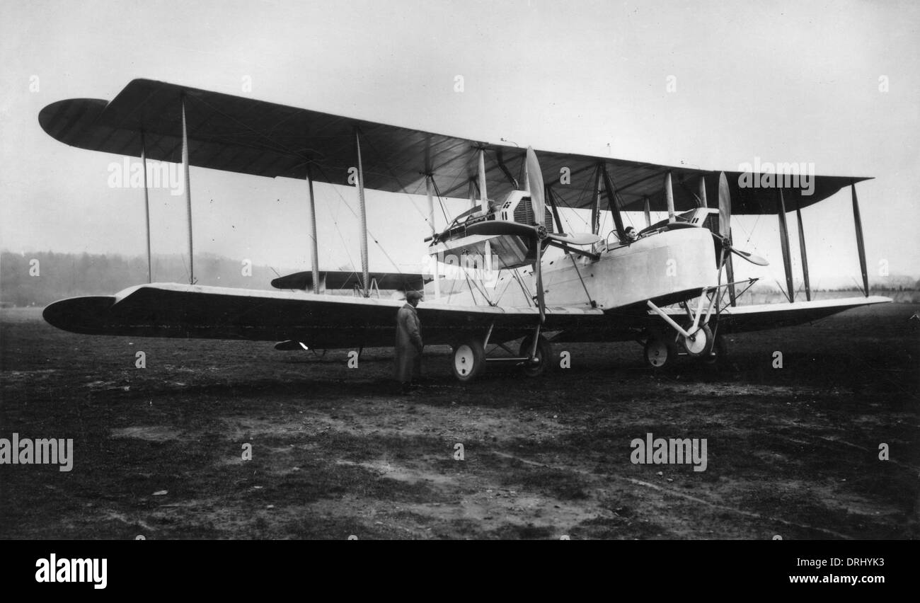 Vickers Vimy aereo con Rolls Royce motori Foto Stock