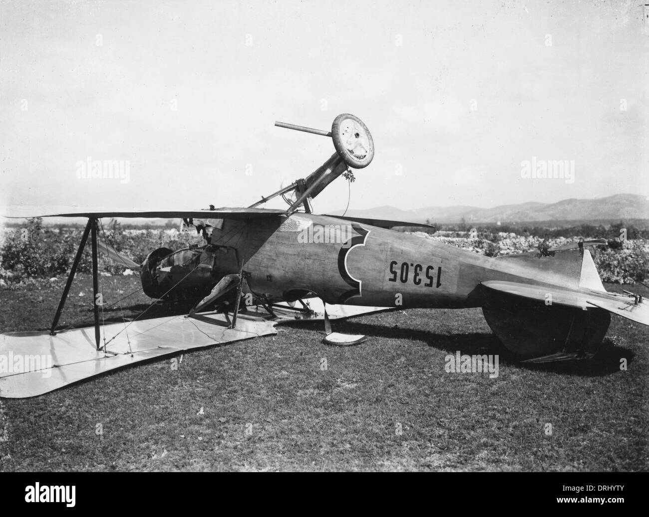 Austrian Albatros D.III fighter biplano, WW1 Foto Stock