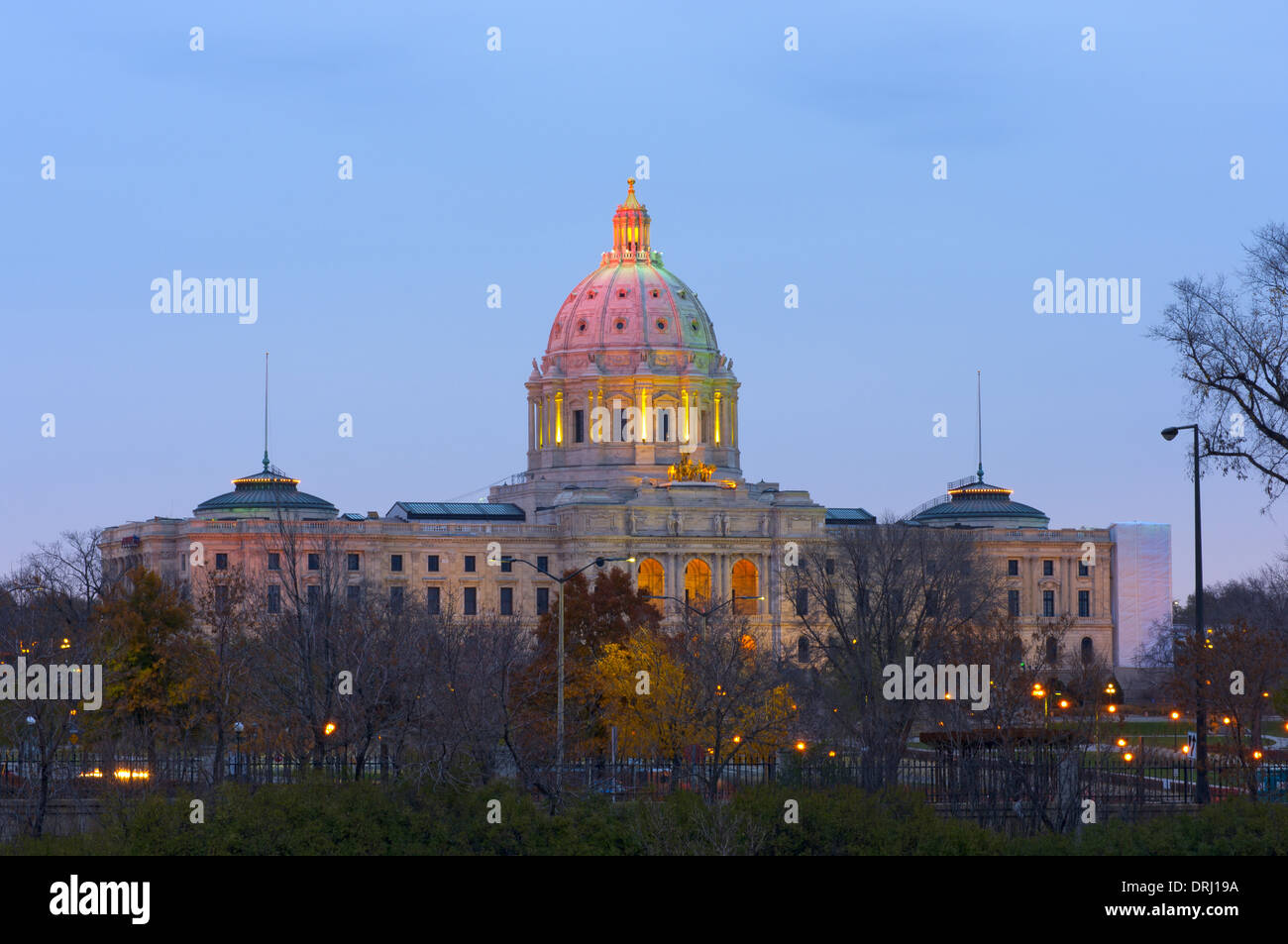 Minnesota State Capitol esterno del Beaux Arts architettura stile Foto Stock