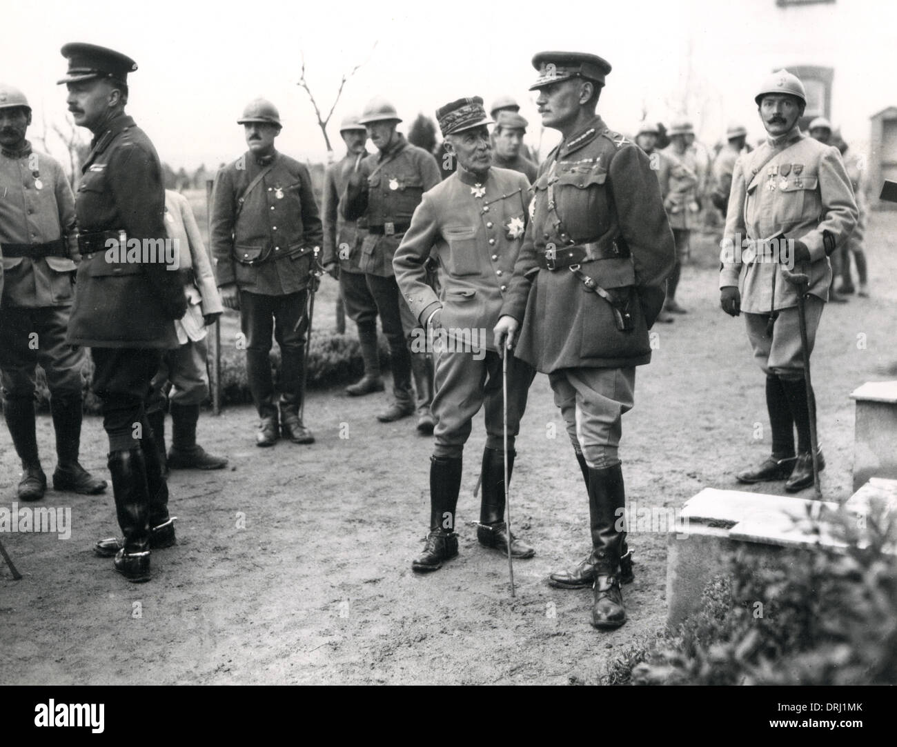 Generali e Bailloud Mahon, Signore Granard, WW1 Foto Stock