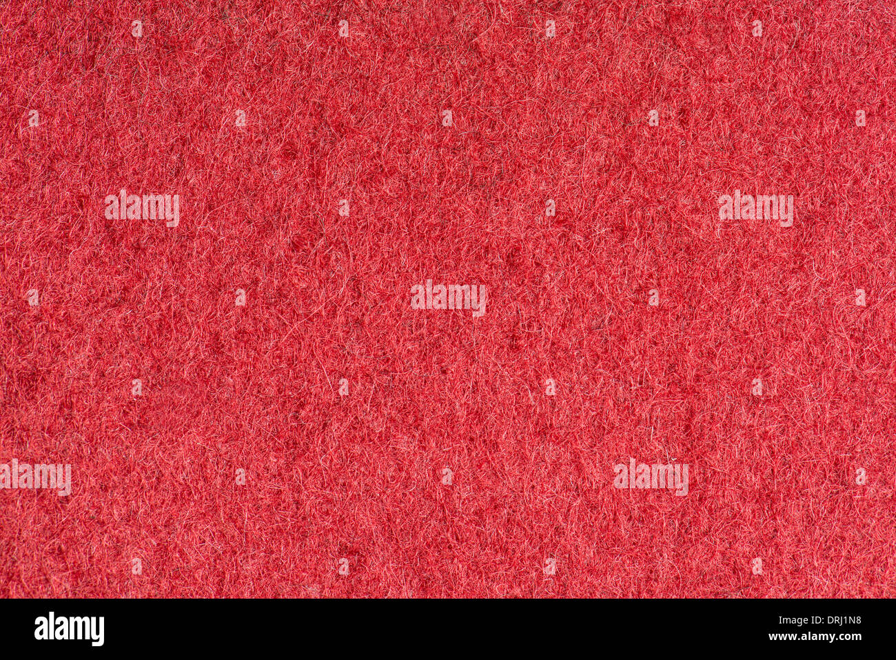 Macro dettaglio di feltro rosso texture Foto Stock