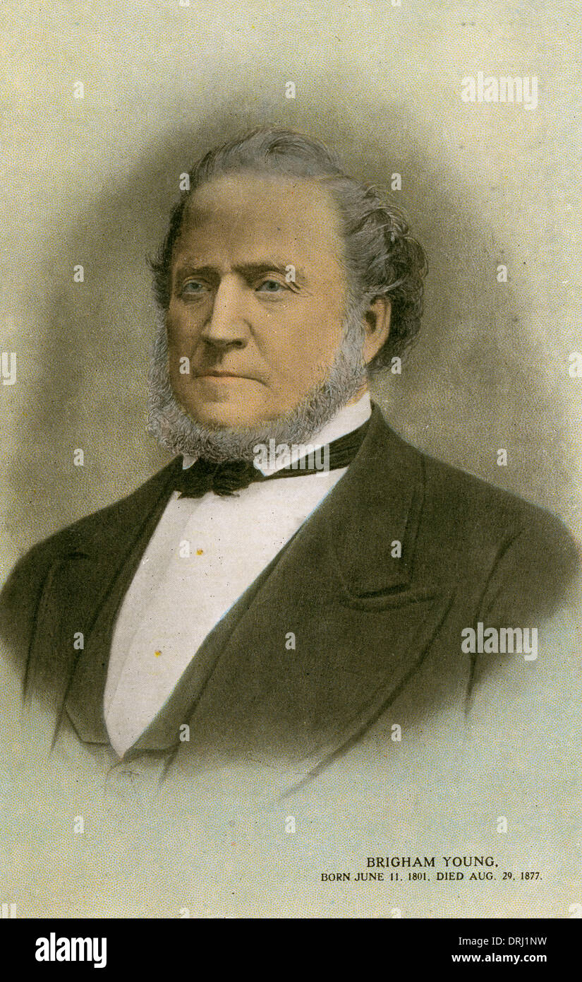 La Brigham Young - Leader Mormone Foto Stock