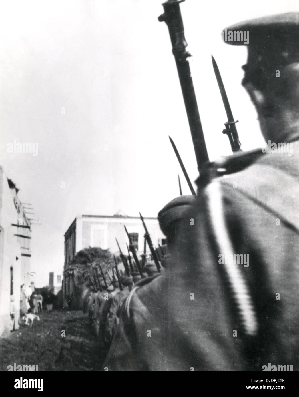 Le truppe britanniche a Hosh Issa, Egitto, WW1 Foto Stock