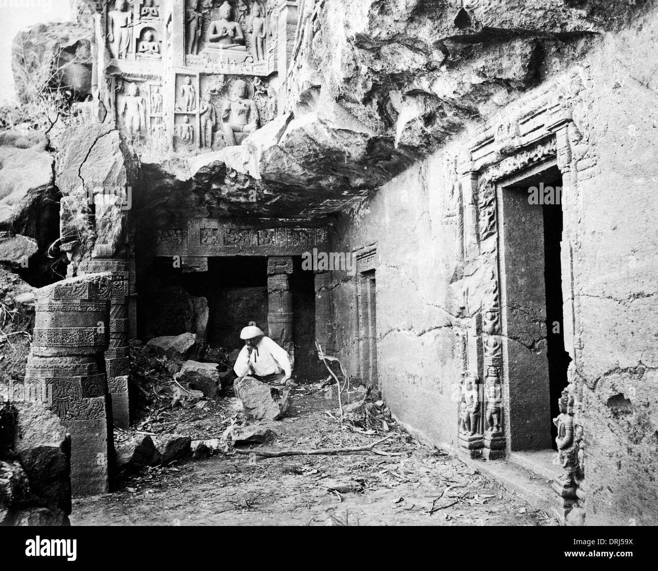 Ajunta (Ajanta), Maharashtra, India Foto Stock