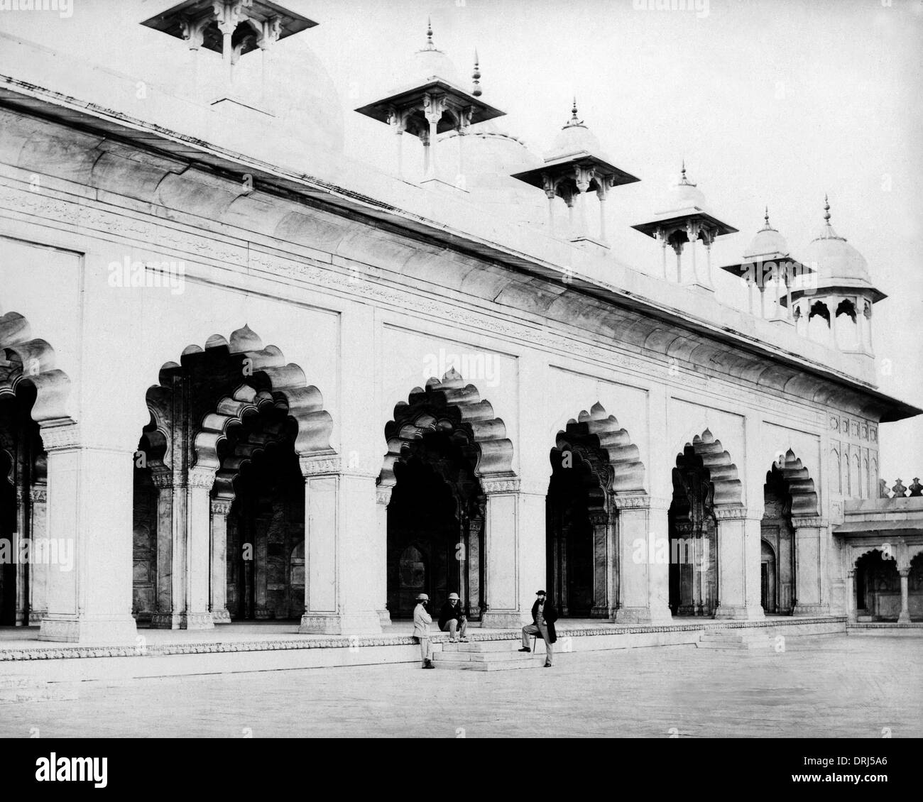 Moti Masjid (Perla Moschea), Agra, India Foto Stock