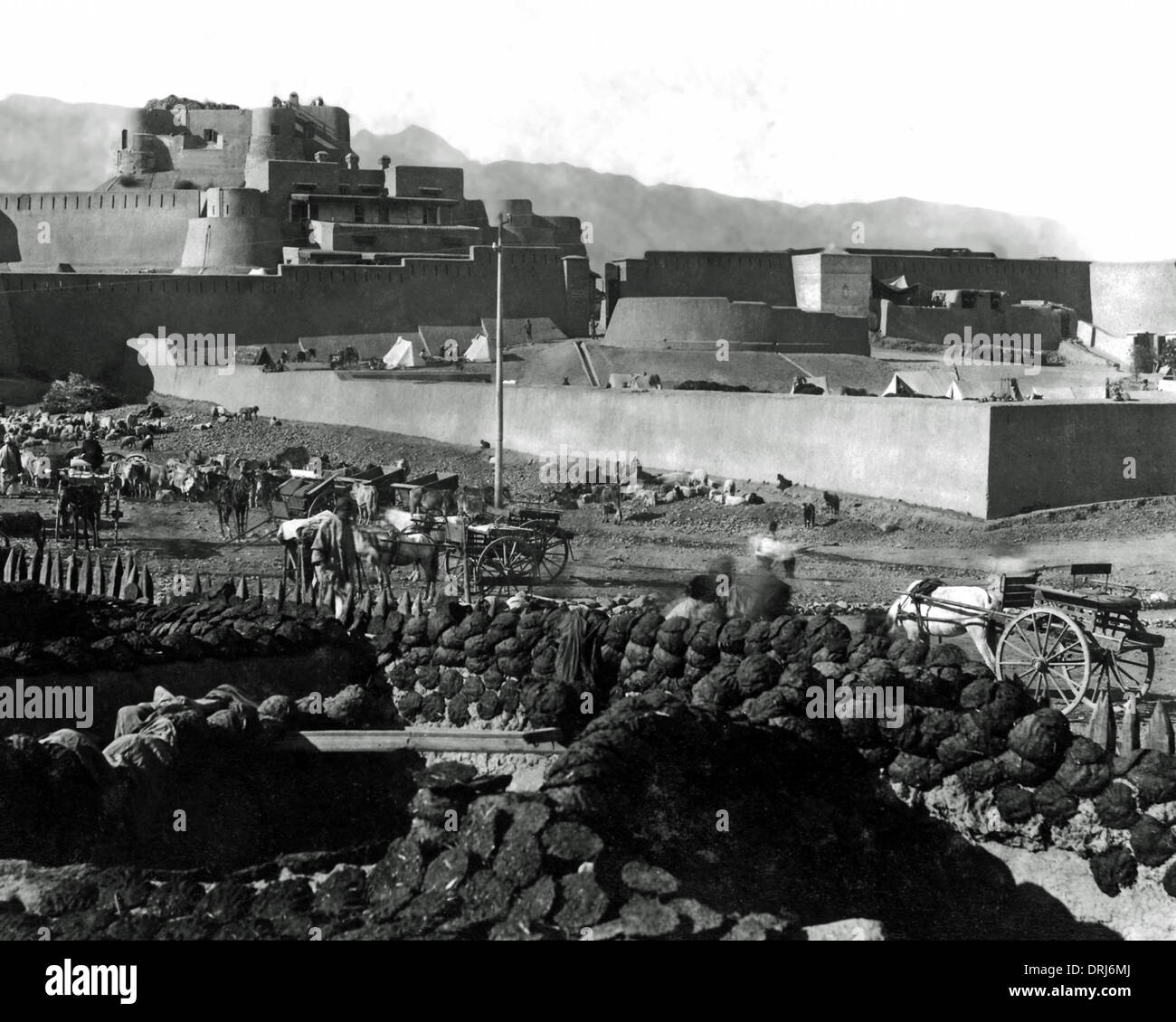 Fort Jumrood (Jamrud), vicino a Peshawar (Ora del Pakistan) Foto Stock