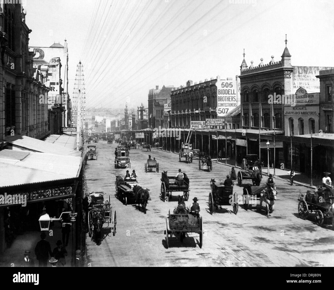 George Street, Sydney, Australia Foto Stock