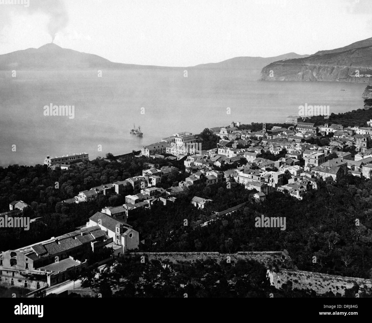 Sorrento e sul Vesuvio, Italia Foto Stock