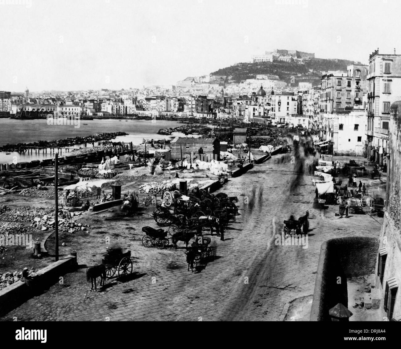 Waterfront, Napoli, Italia Foto Stock