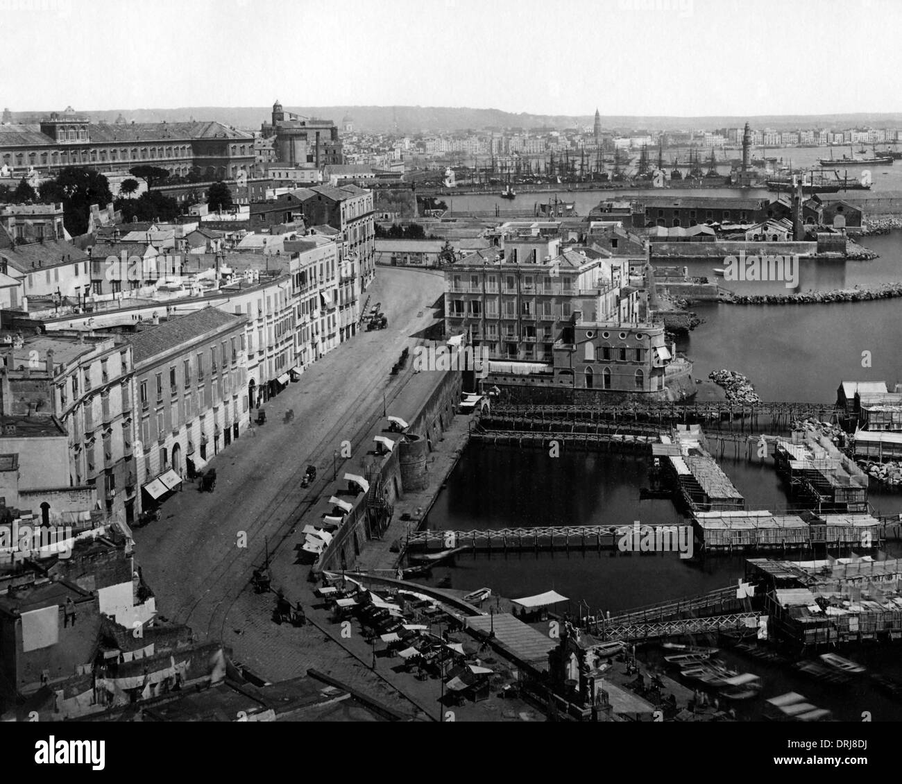 Waterfront, Napoli, Italia Foto Stock