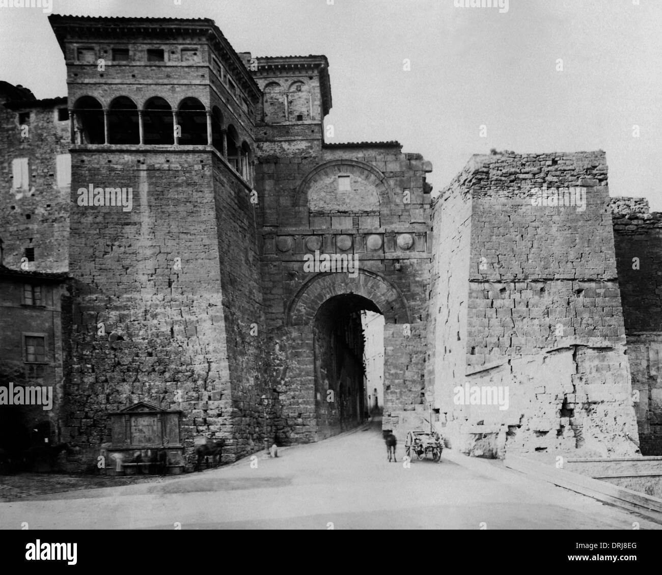Arco di Augusto, Perugia, Italia Foto Stock