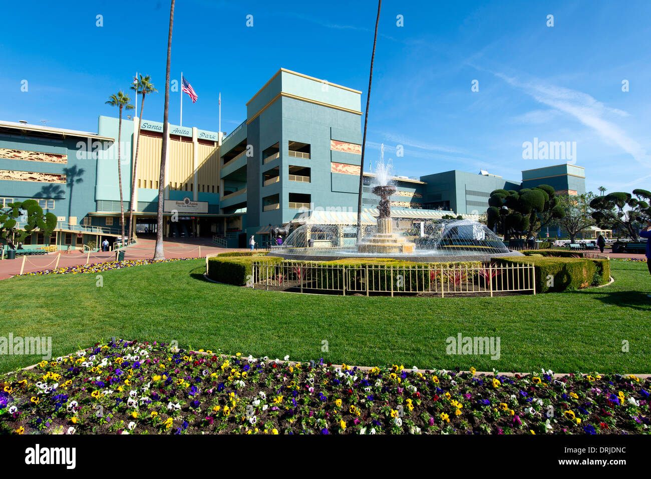 Santa Anita Racetrack Foto Stock
