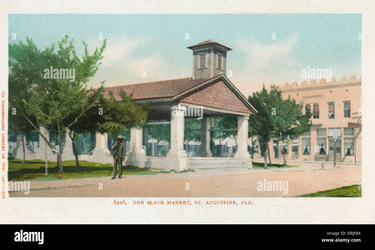 Il mercato degli schiavi, Sant'Agostino, Florida, Stati Uniti d'America Foto Stock