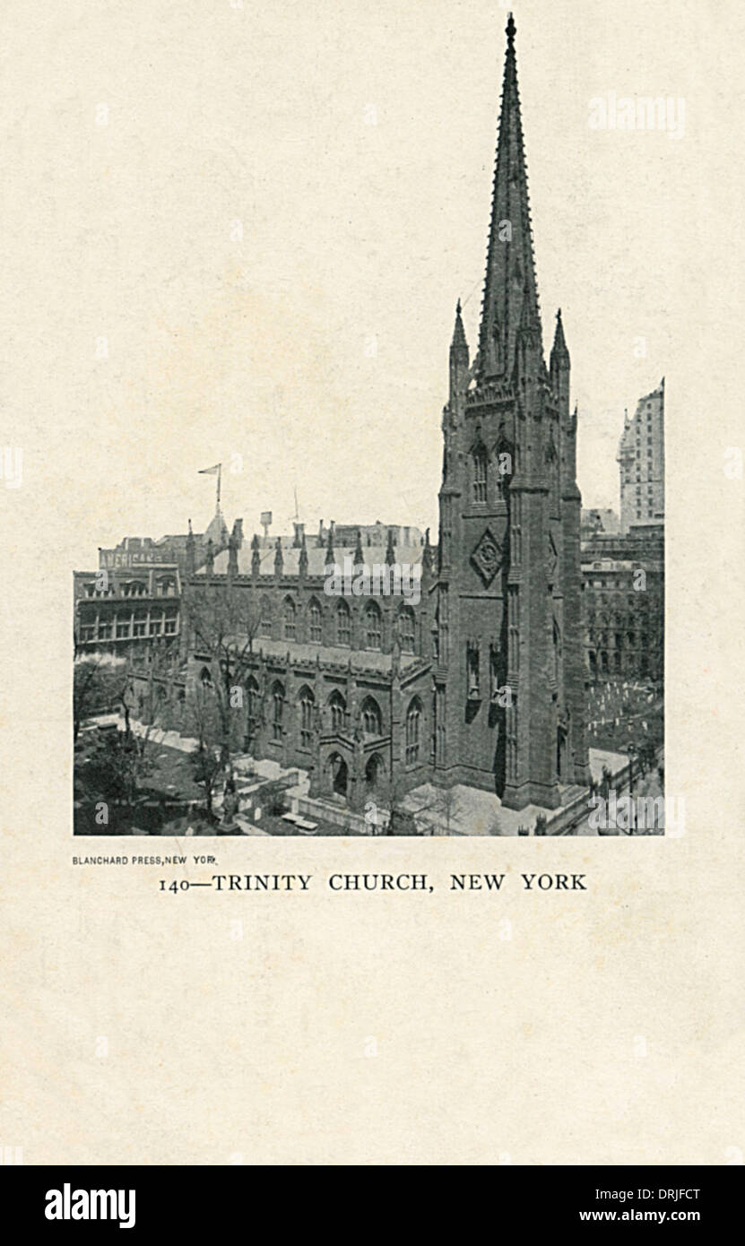 Chiesa della Trinità a 79 Broadway, New York, Stati Uniti d'America Foto Stock