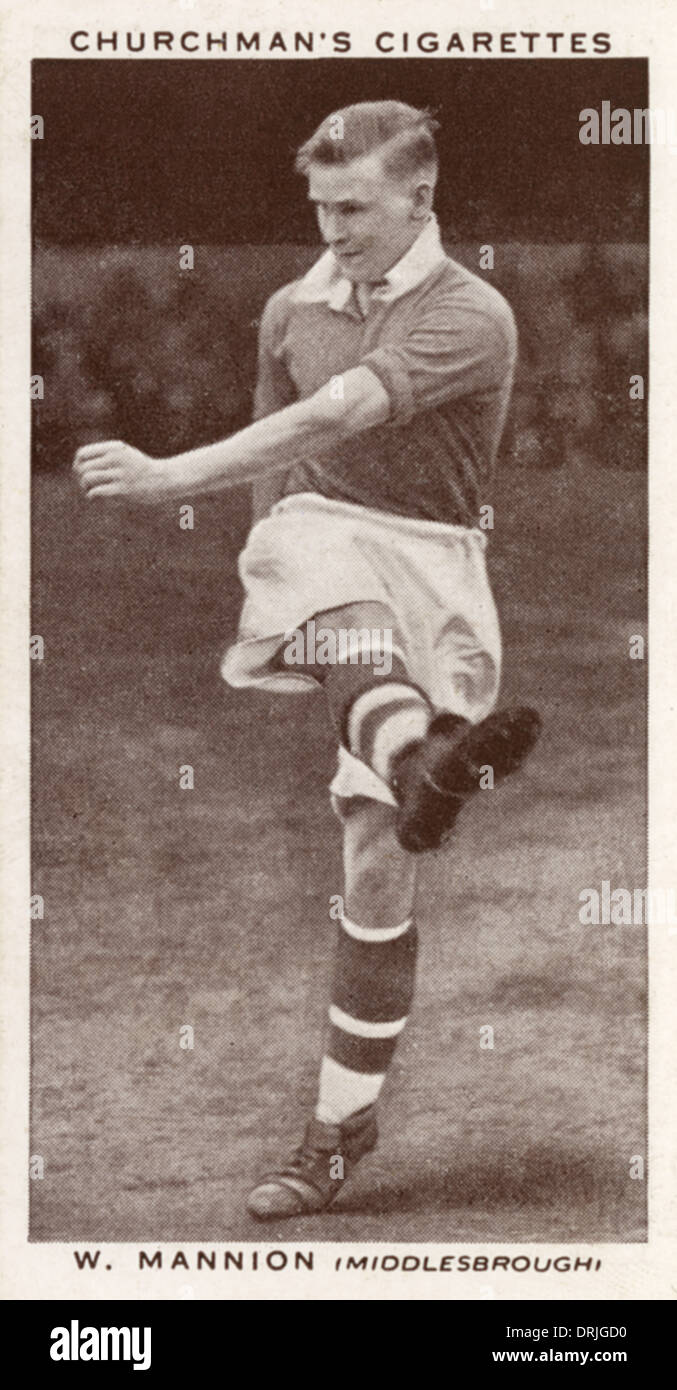 Wilf Mannion, Middlesbrough e calciatore inglese Foto Stock Wilf Mannion, Middlesbrough e calciatore inglese Foto Stock