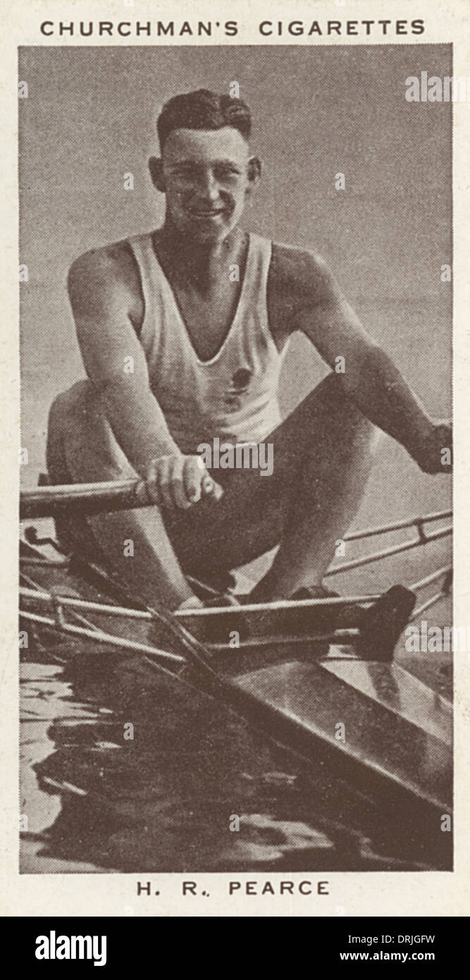 H. R. (Bobby) Pearce, sculling champion Foto Stock