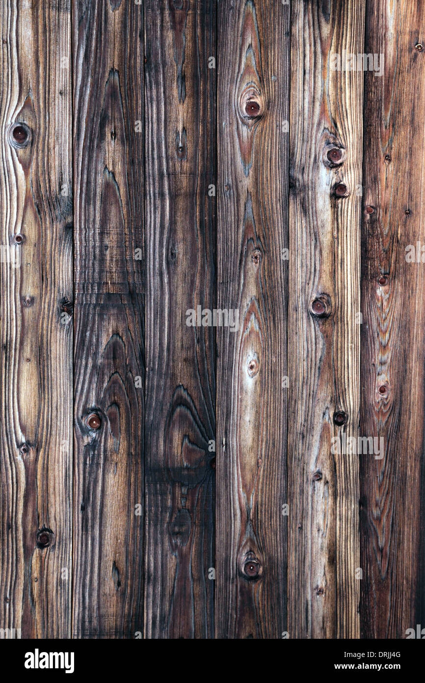 A spiovente in legno naturale close-up di muro Foto Stock