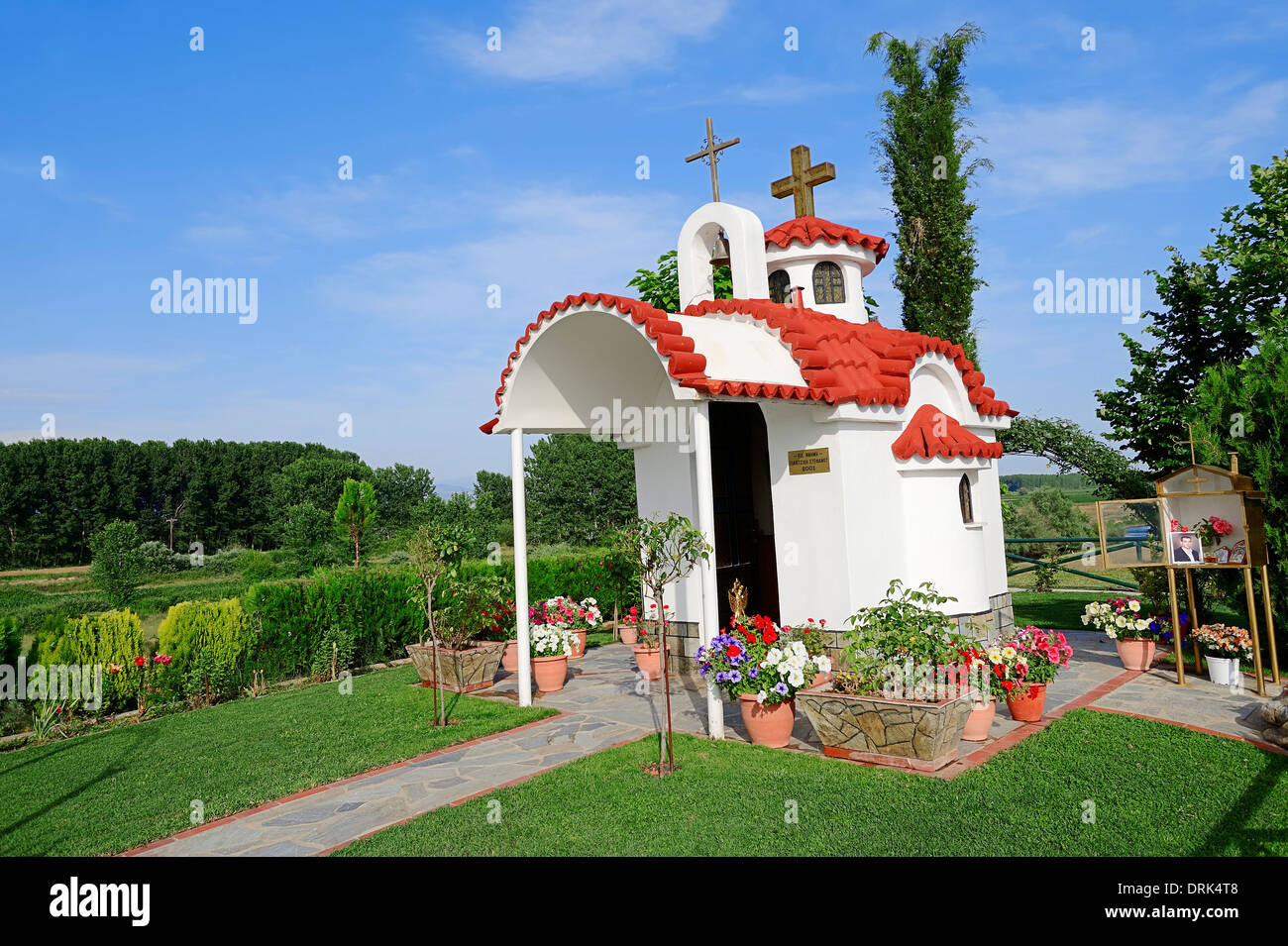 Cappella, Makedonia centrale, Grecia Foto Stock