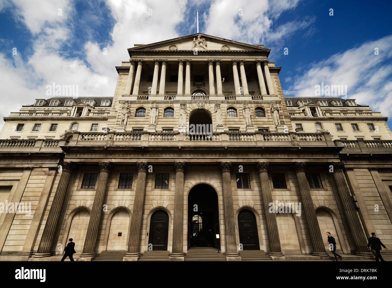 La Bank of England, Threadneedle Street, Londra, Inghilterra, Regno Unito. Foto Stock