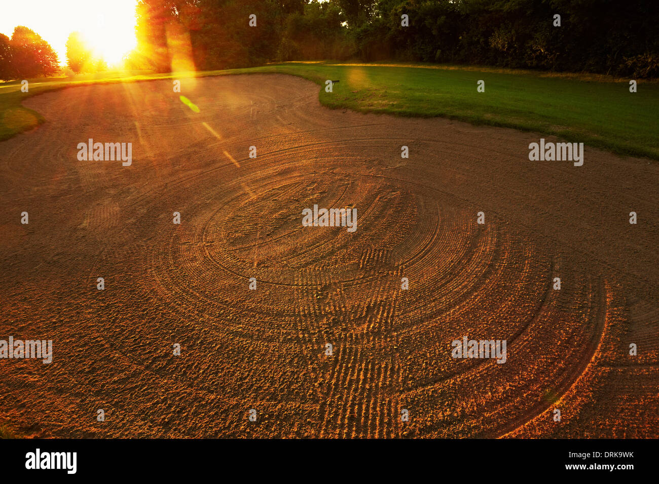 Francia, Val-d'Oise, Campo da Golf a Villarceaux Foto Stock