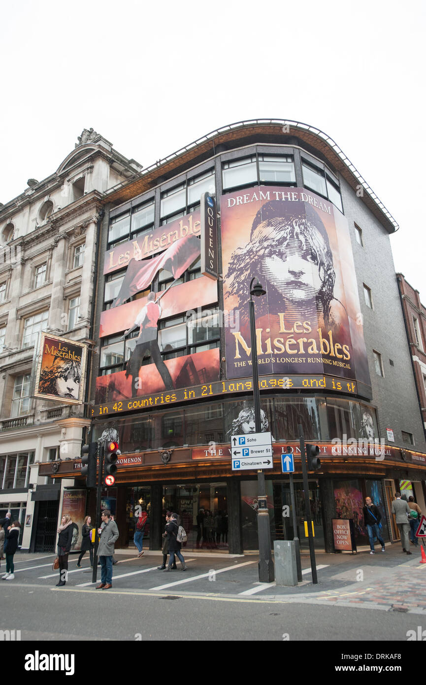 LES MISÉRABLES LONDRA Foto Stock